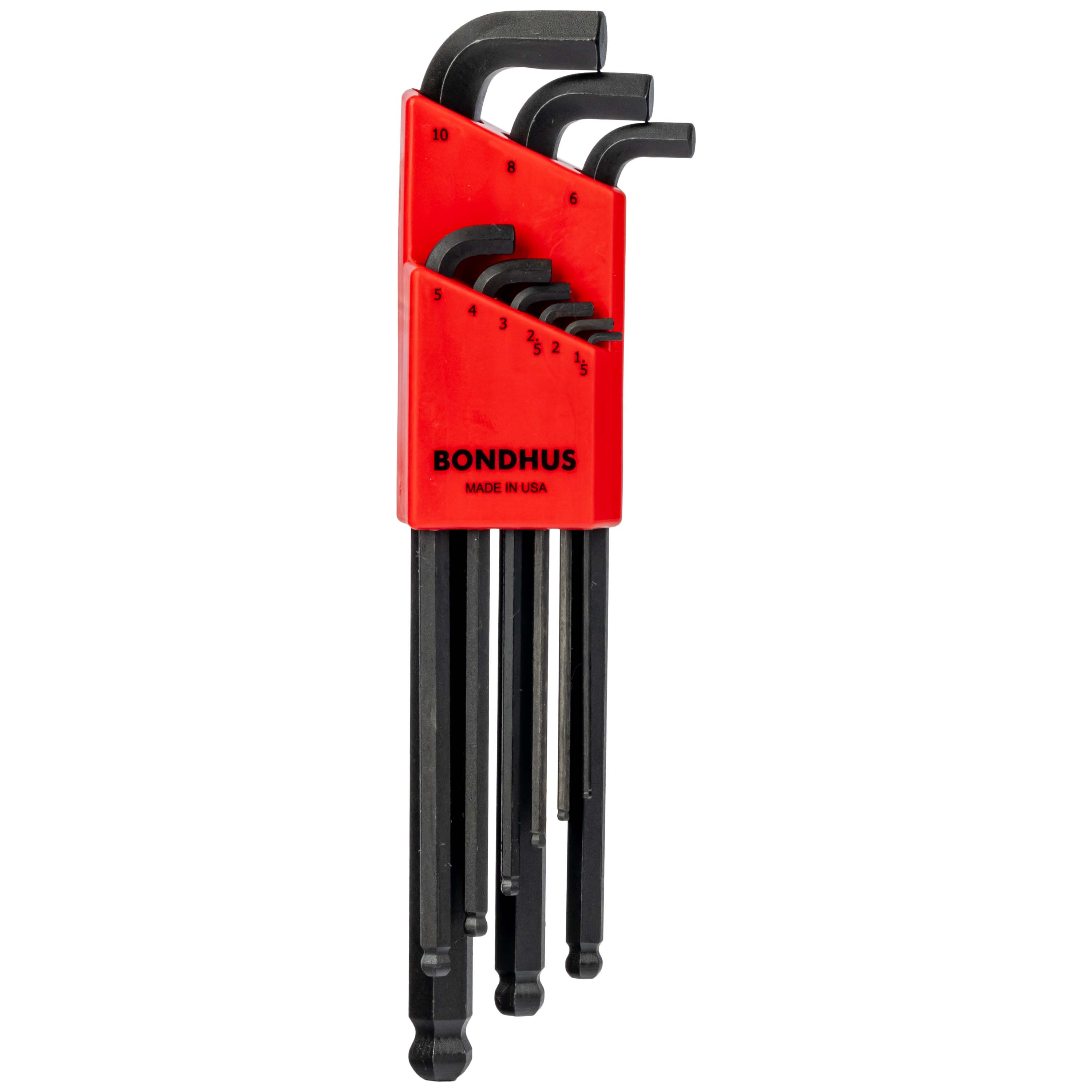Metric Balldriver L-Wrench Set 9 Piece